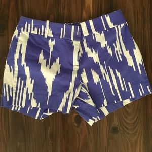 J. Crew Ikat shorts